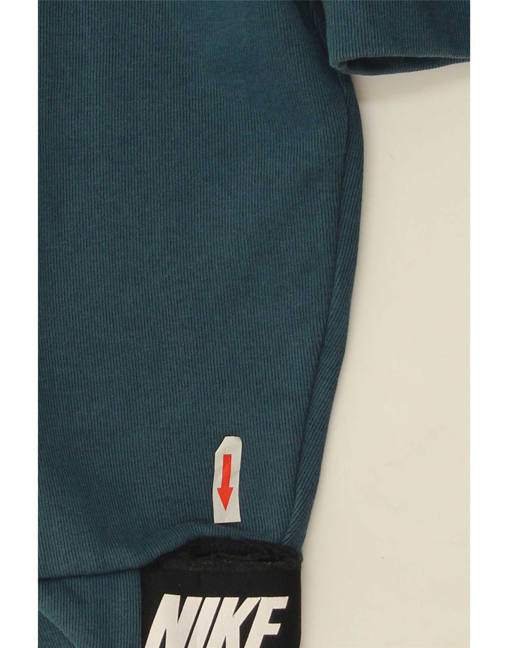 Nike Mens Sweatshirt Jumper Large Blue Colourblock