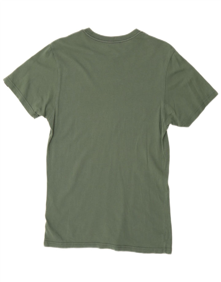 VANS Mens Custom Fit Graphic T-Shirt Top Small Green Cotton