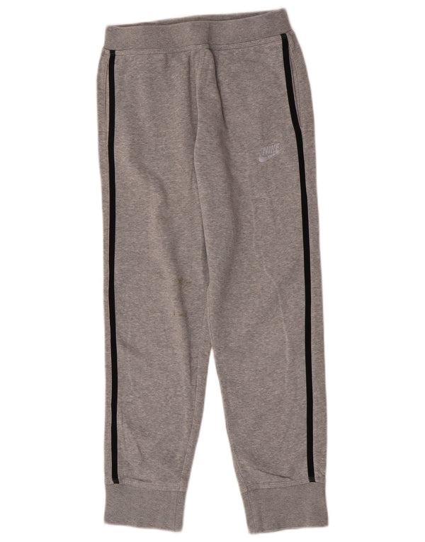 Nike Girls Tracksuit Trousers Joggers 12-13 Years Large Grey Flecked