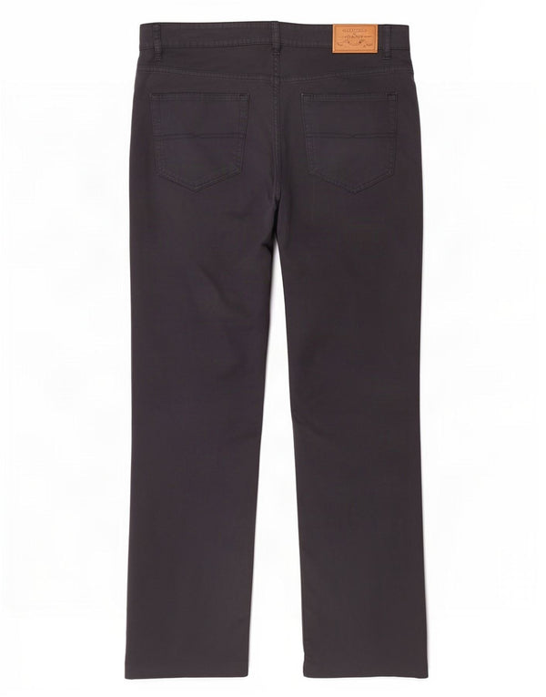 Gant Mens Regular Fit Casual Trousers W33 L31 Navy Blue Cotton