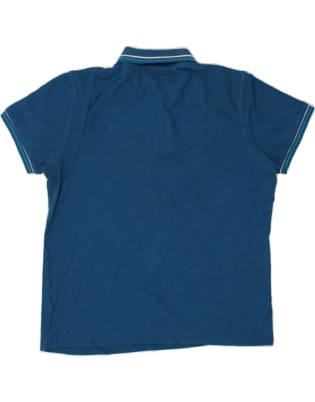 LOTTO Mens Polo Shirt Large Blue Cotton Vintage Lotto and Second-Hand Lotto from Messina Hembry 