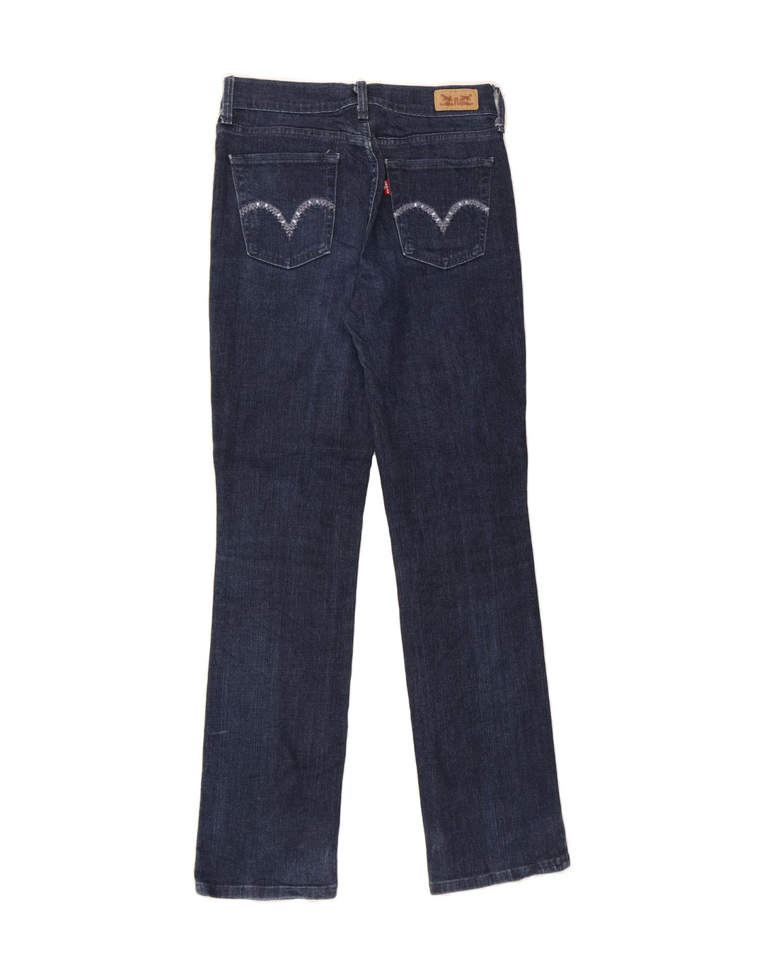 LEVI'S Womens Slim Jeans W26 L32 Navy Blue Cotton Vintage Levi's and Second-Hand Levi's from Messina Hembry 