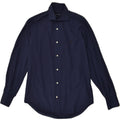 BROOKSFIELD Mens Shirt Size 15 39 Medium Navy Blue Cotton | Vintage Brooksfield | Thrift | Second-Hand Brooksfield | Used Clothing | Messina Hembry 