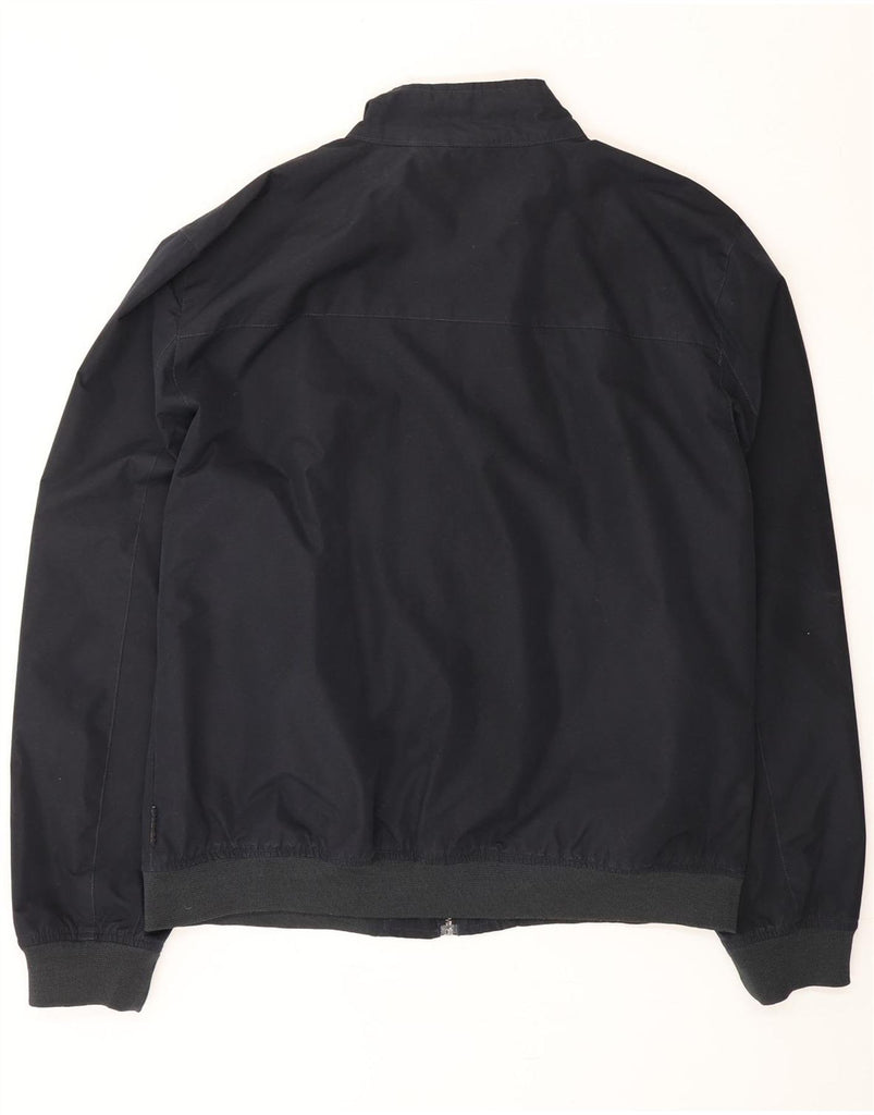 FRENCH CONNECTION Mens Bomber Jacket UK 42 XL Navy Blue Polyester Vintage French Connection and Second-Hand French Connection from Messina Hembry 