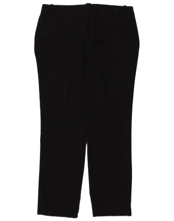 Calvin Klein Womens Curvy Straight Casual Trousers UK 8 Small W32 L28 Black