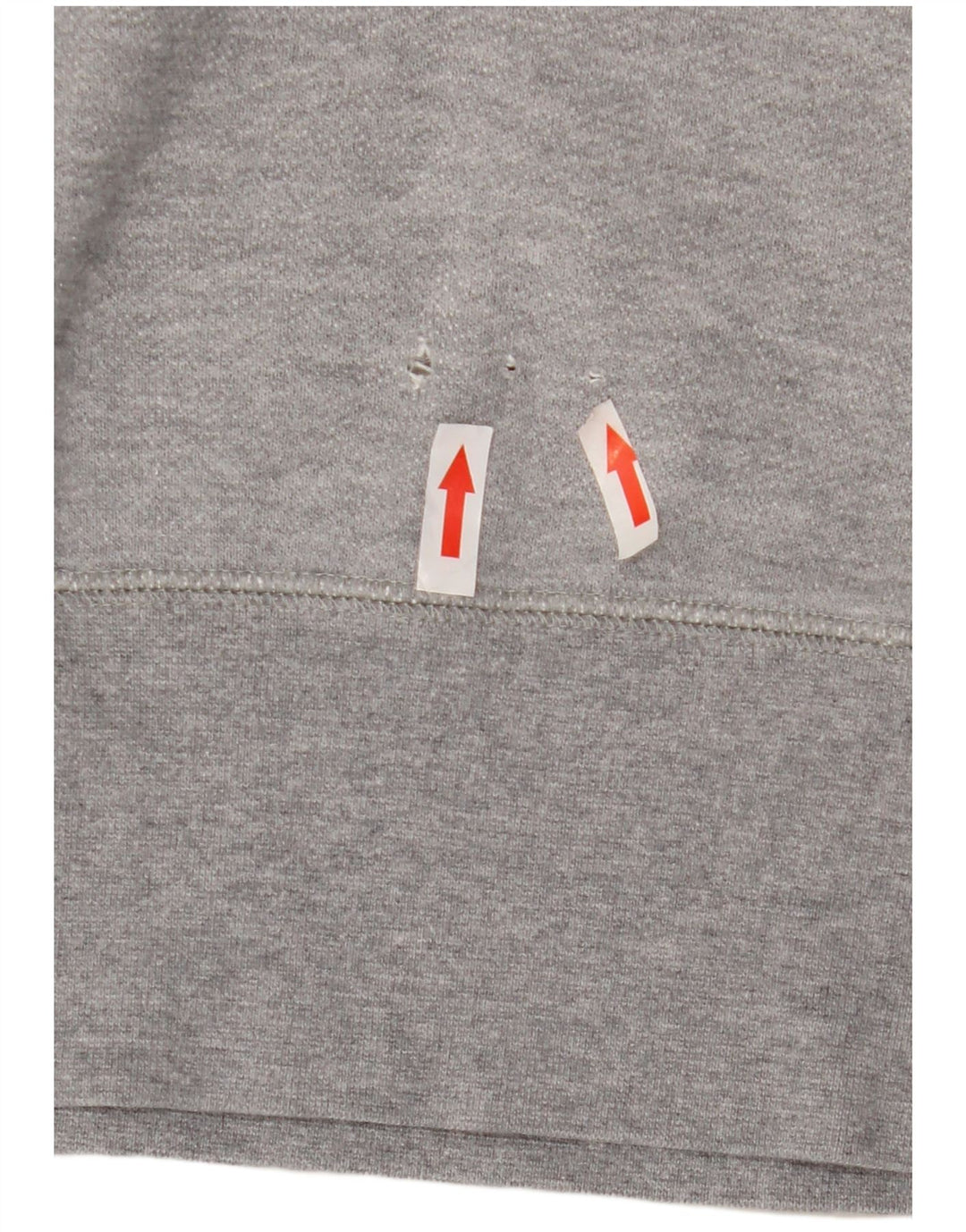 Nike Mens Graphic Hoodie Jumper Large Grey Cotton