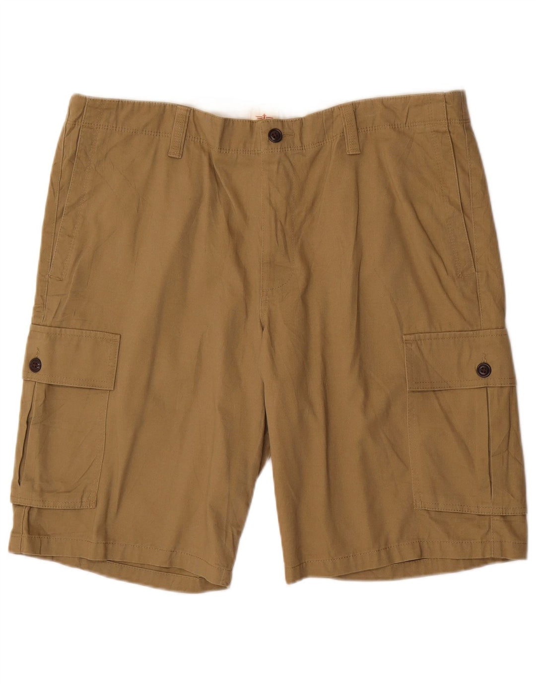 Dockers Mens Cargo Shorts W38 XL Beige Cotton