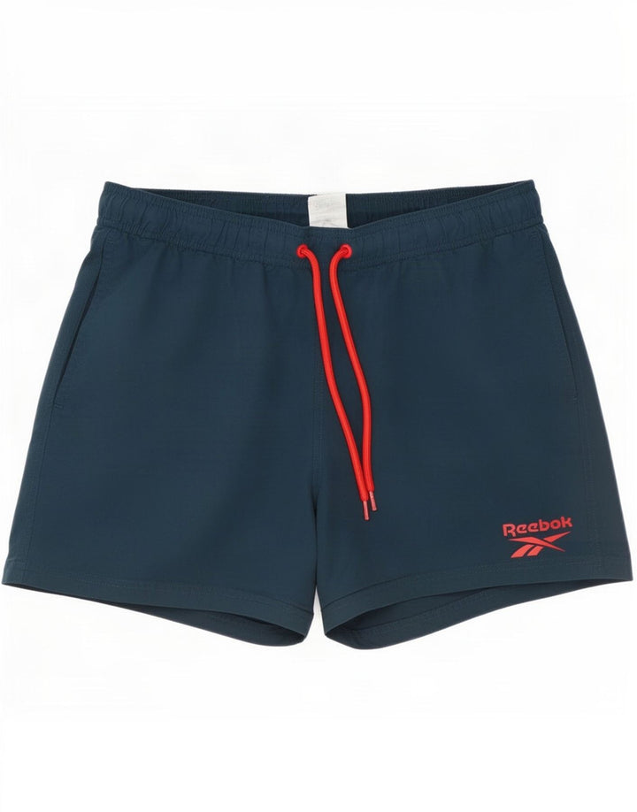 Reebok Mens Sport Shorts Medium Navy Blue Polyester