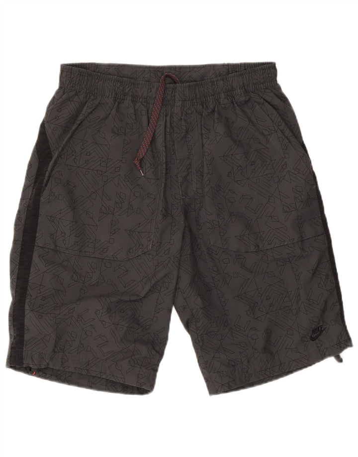 Nike Mens Sport Shorts Medium  Grey Geometric Polyester
