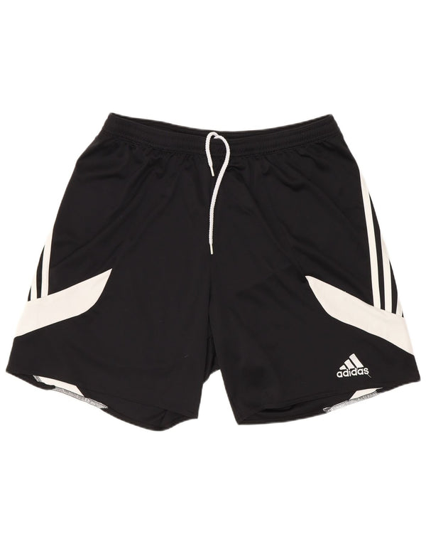 Adidas Mens Sport Shorts Large Black Colourblock Polyester Sports