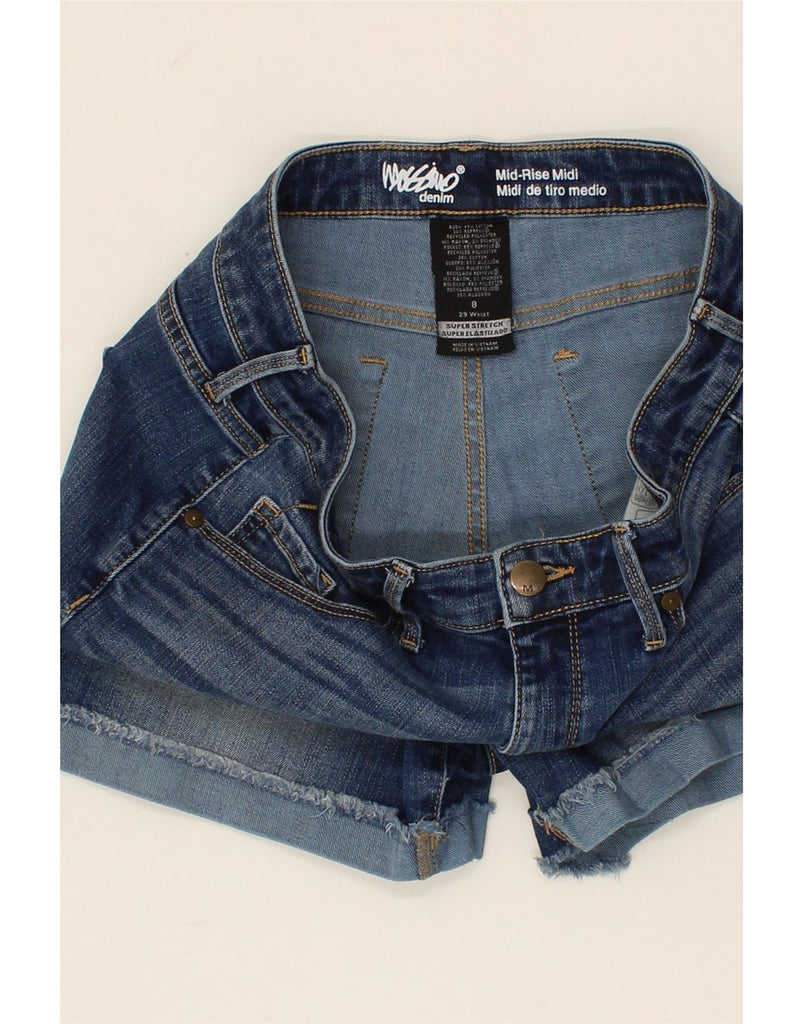 MOSSIMO Womens Mid Rise Denim Shorts US 8 Medium W29  Blue Cotton Vintage Mossimo and Second-Hand Mossimo from Messina Hembry 