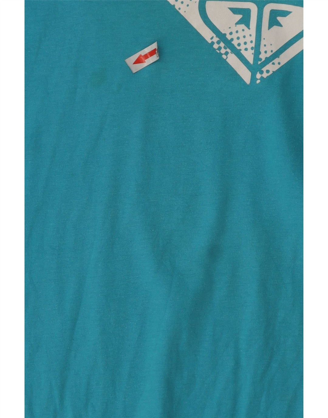 Roxy Womens Graphic T-Shirt Top UK 16 Large Blue Cotton
