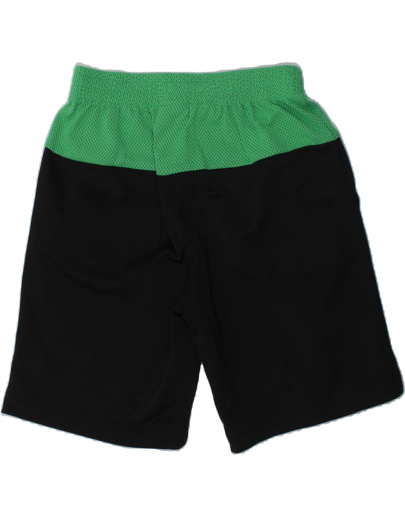 ADIDAS Boys Sport Shorts 9-10 Years Black Colourblock Polyester | Vintage Adidas | Thrift | Second-Hand Adidas | Used Clothing | Messina Hembry 