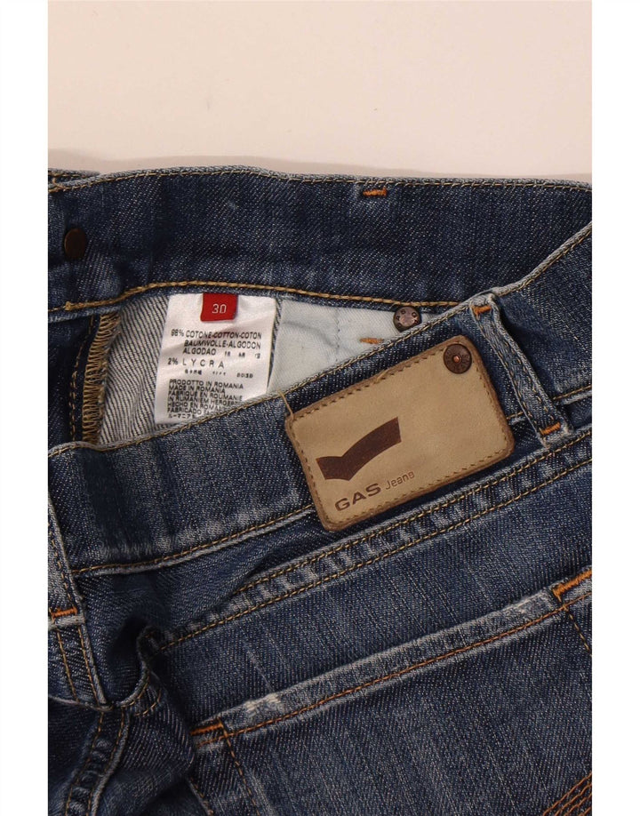 Gas Womens Bootcut Jeans W30 L32 Blue Cotton