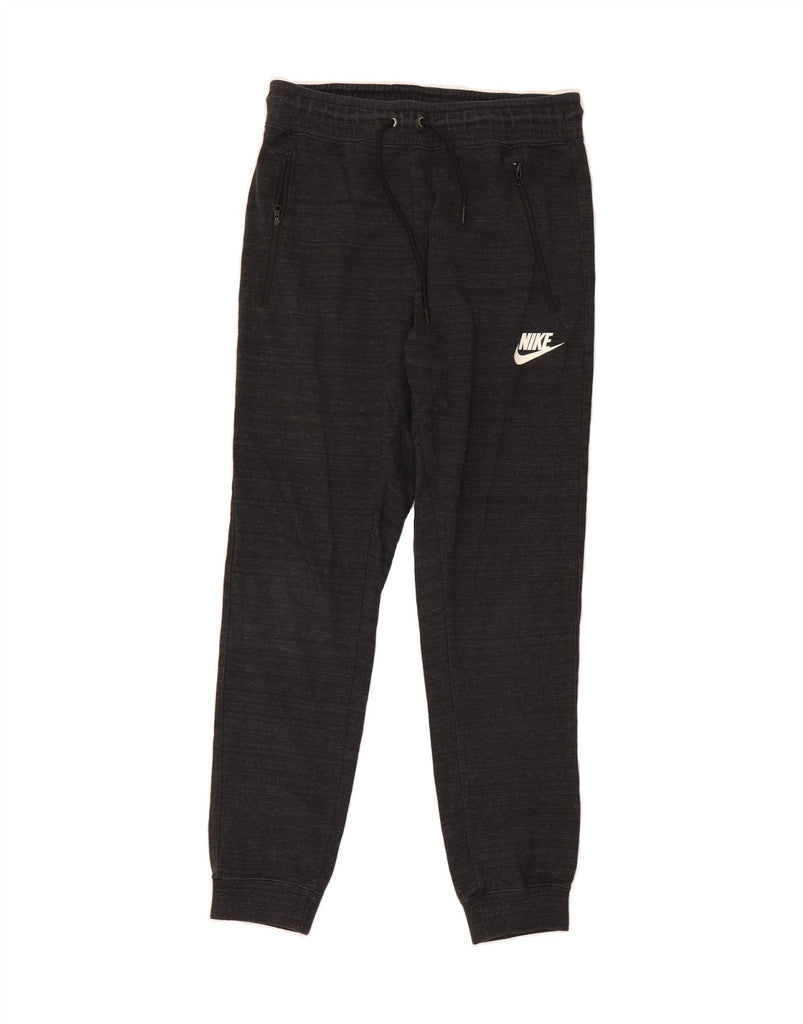 NIKE Mens Tracksuit Trousers Joggers Small  Black Striped Cotton Vintage Nike and Second-Hand Nike from Messina Hembry 