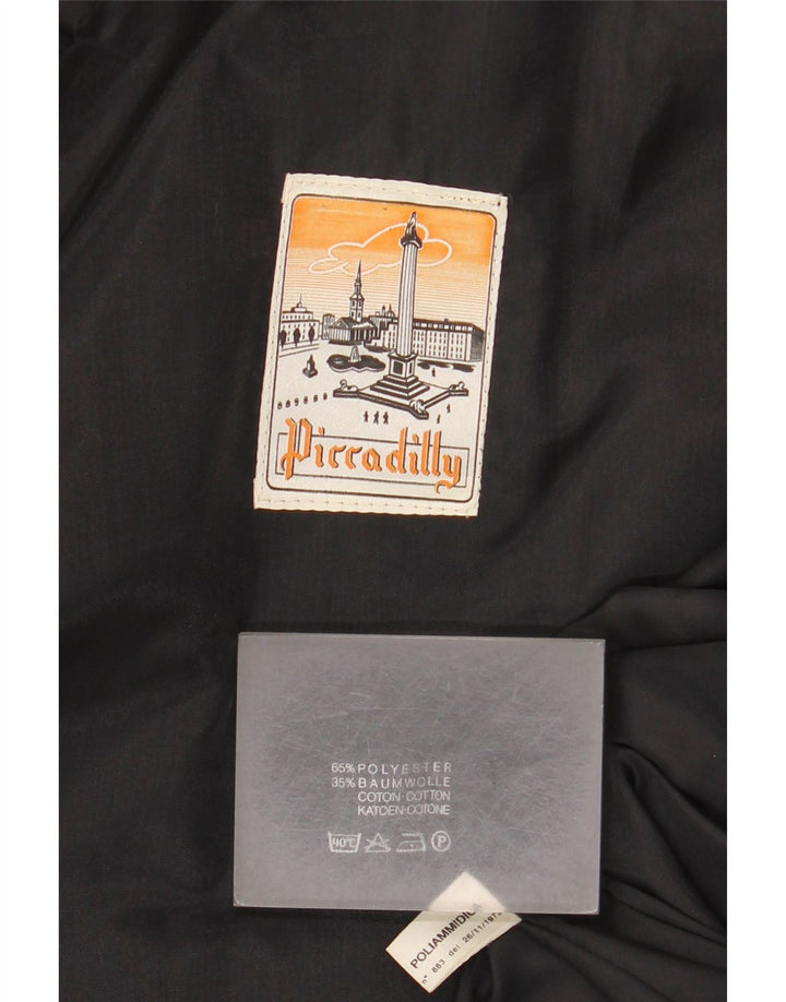 Piccadilly Womens Overcoat UK 10 Small Black Polyester