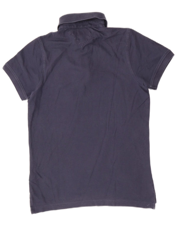 Tommy Hilfiger Mens Polo Shirt Small Navy Blue Cotton