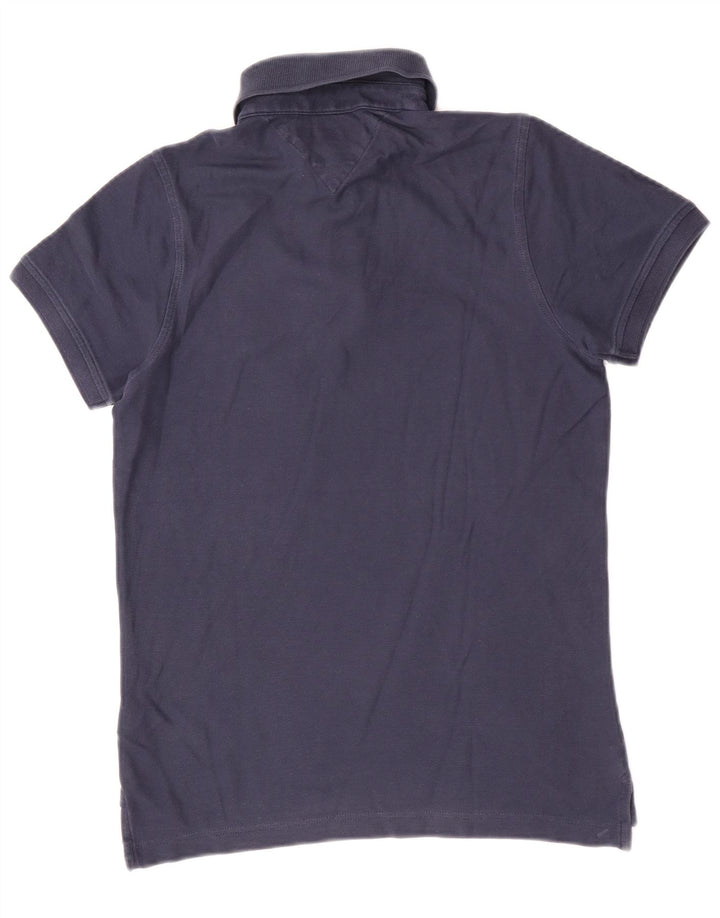 Tommy Hilfiger Mens Polo Shirt Small Navy Blue Cotton