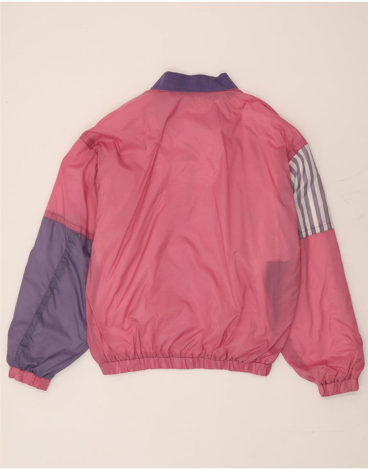 Clipper Mens Graphic Full Tracksuit Medium  Purple Colourblock Polyamide