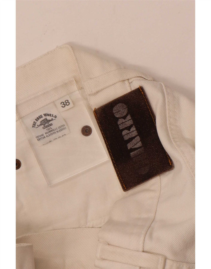 Charro Mens Straight Jeans W38 L30 White Cotton