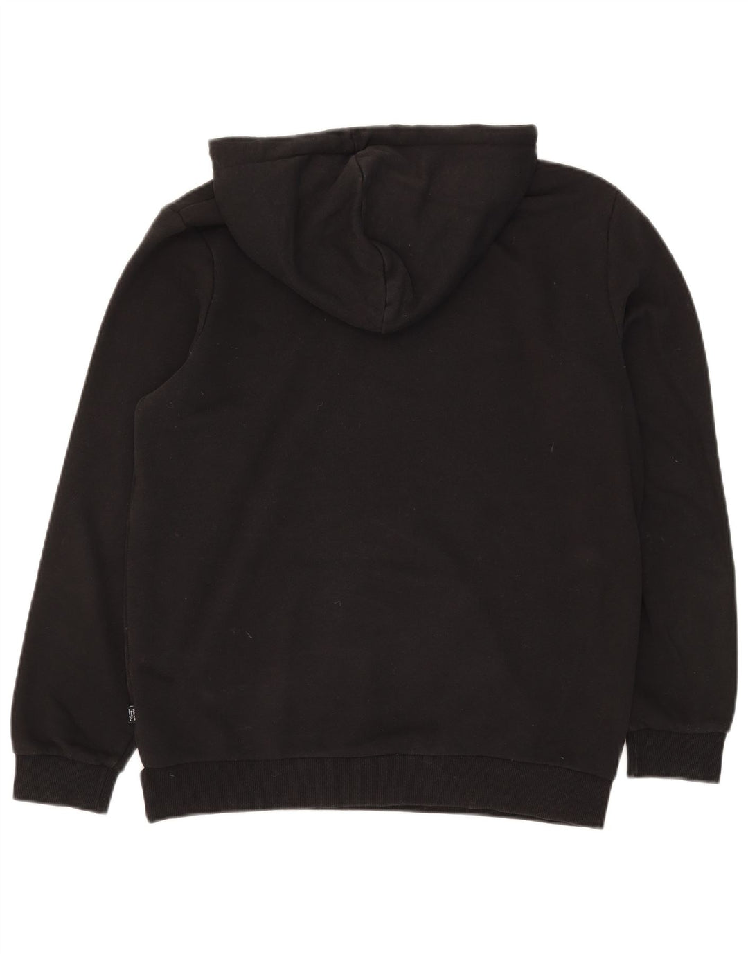 Puma Mens Graphic Hoodie Jumper Medium Black Cotton