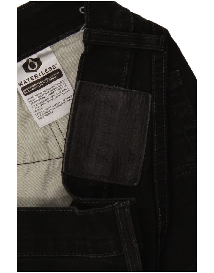 Levi's Mens 502 Tapered Jeans W34 L32 Black