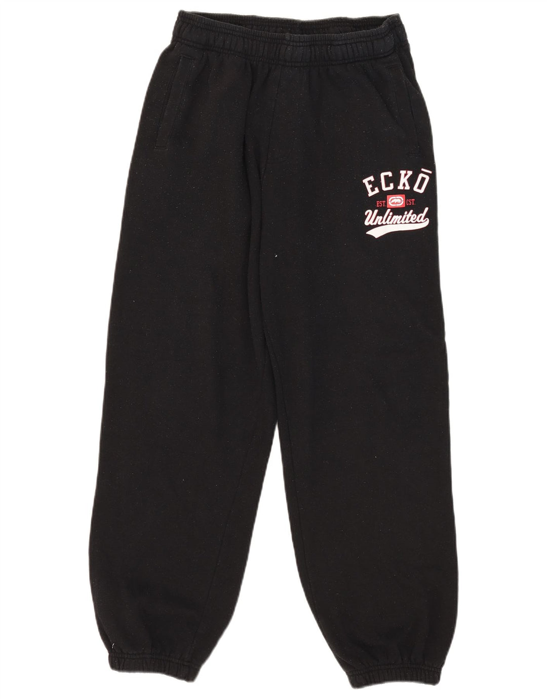 Ecko Unltd Mens Graphic Tracksuit Trousers Joggers Large Black