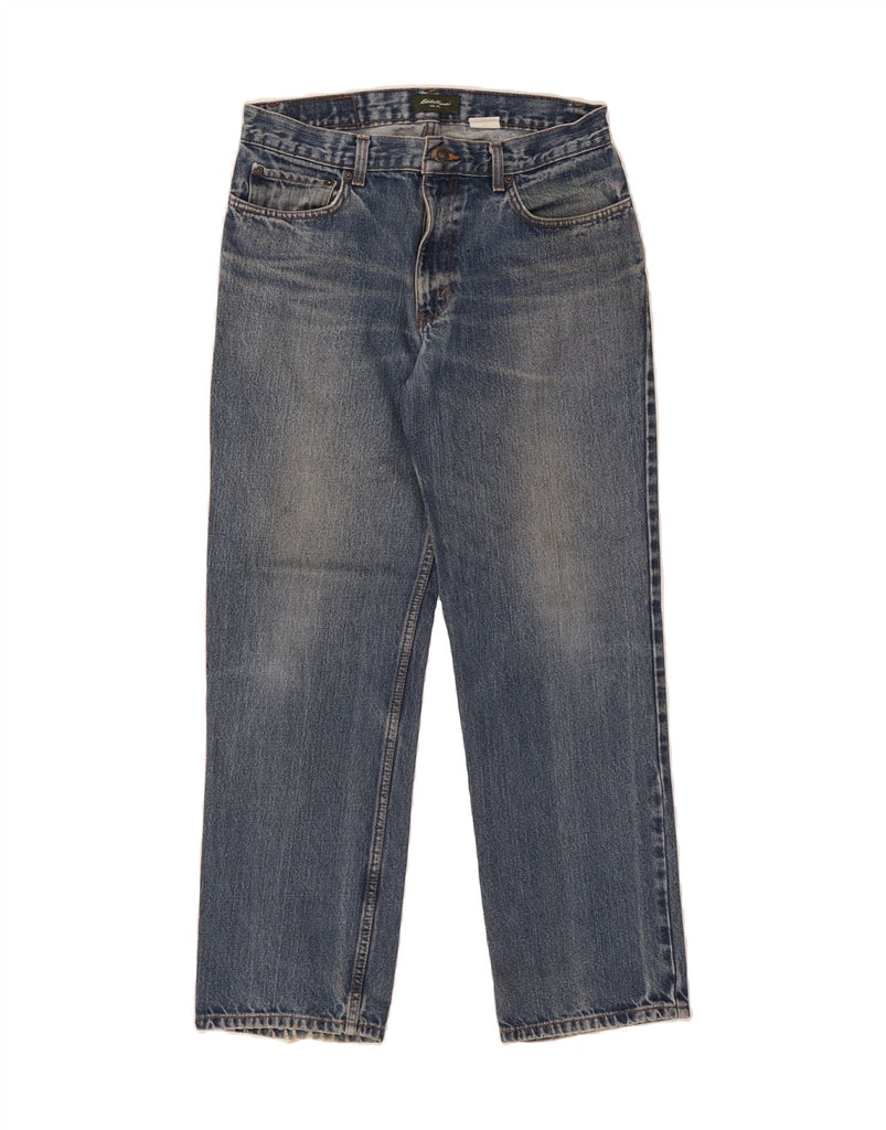 EDDIE BAUER Mens Classic Fit Straight Jeans W34 L29 Blue Cotton Vintage Eddie Bauer and Second-Hand Eddie Bauer from Messina Hembry 