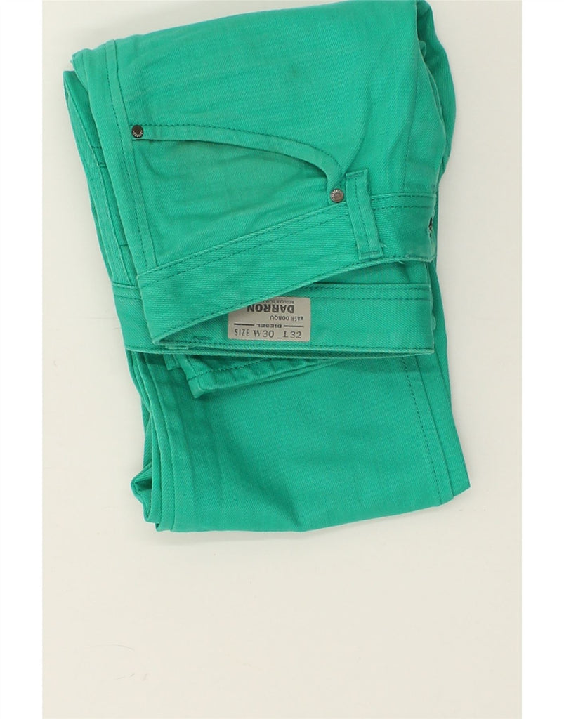 DIESEL Mens Darron Regular Slim Jeans W30 L32 Green Cotton | Vintage Diesel | Thrift | Second-Hand Diesel | Used Clothing | Messina Hembry 