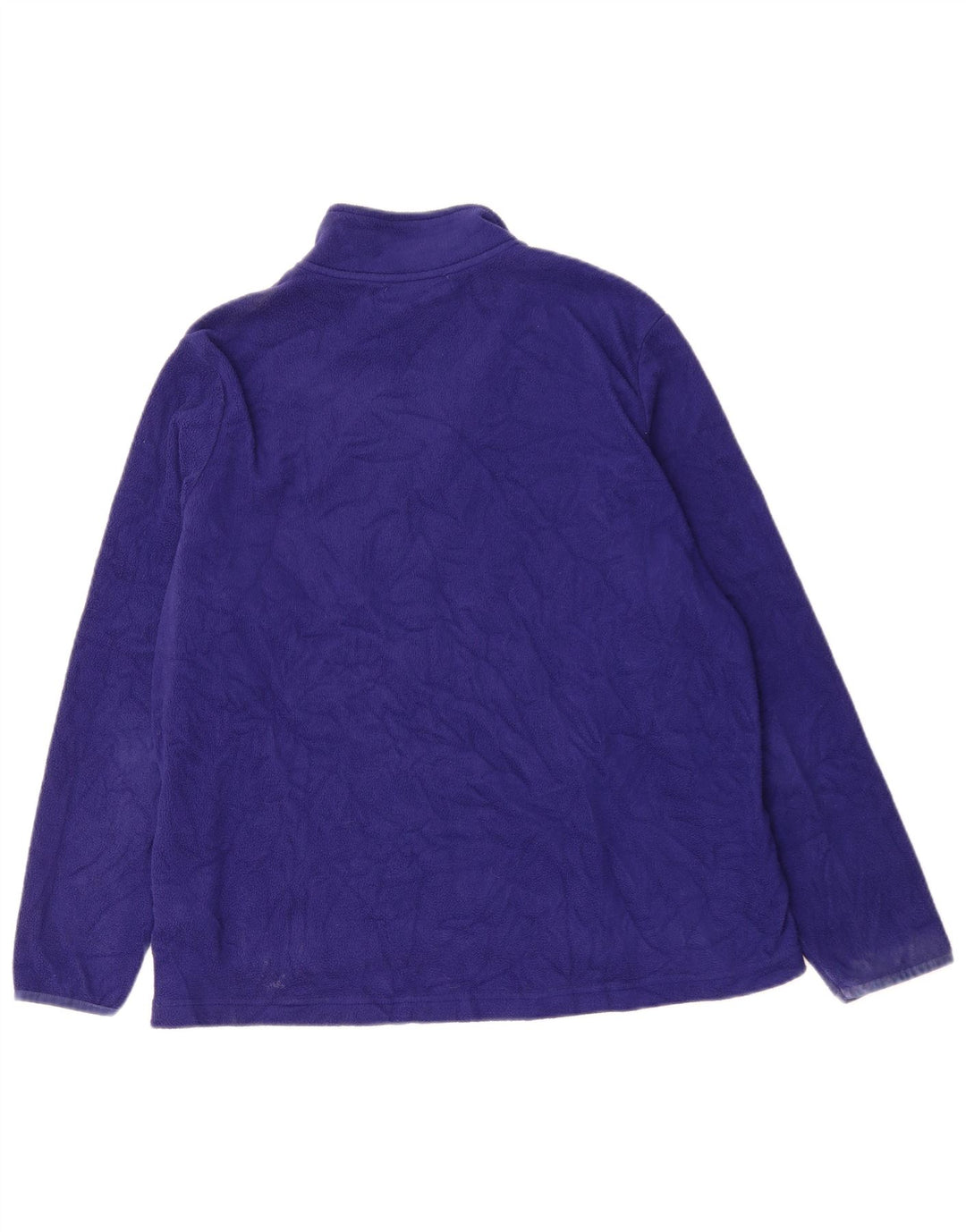 Marks & Spencer Womens Fleece Jacket UK 20 2XL Purple Polyester