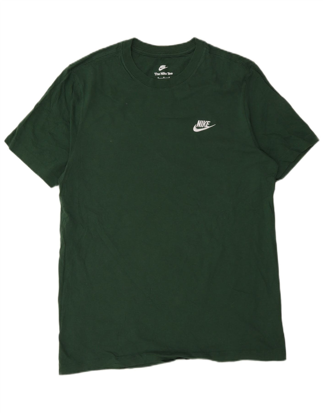 Nike Mens T-Shirt Top Medium Green Cotton