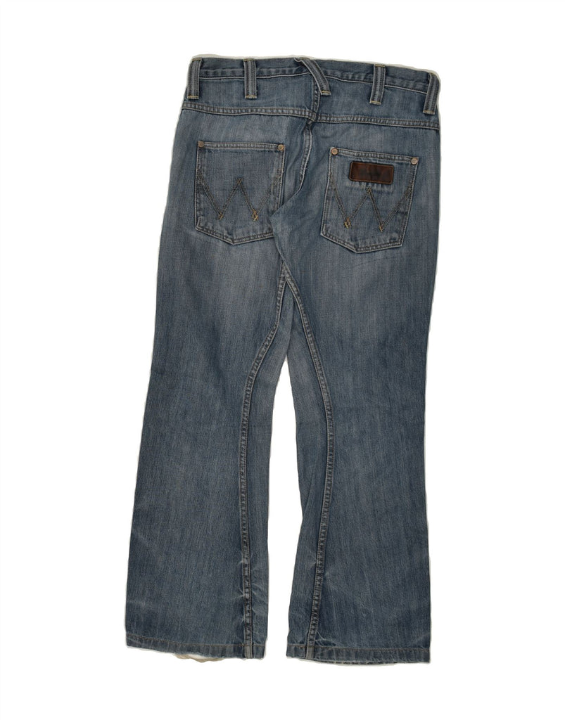 WRANGLER Mens Sharkey Bootcut Jeans W29 L29 Blue Cotton | Vintage Wrangler | Thrift | Second-Hand Wrangler | Used Clothing | Messina Hembry 