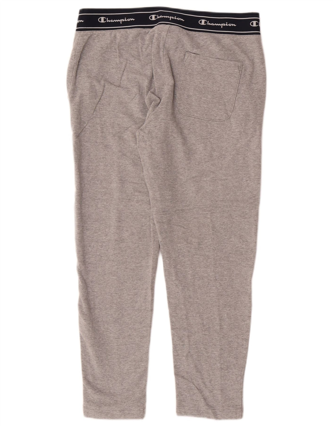 Champion Womens Graphic Tracksuit Trousers UK 14 Medium Grey Colourblock