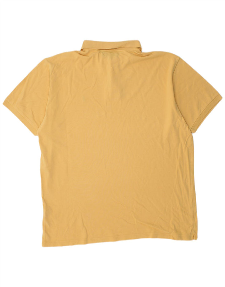 Marlboro Classics Mens Polo Shirt 2XL Yellow Cotton
