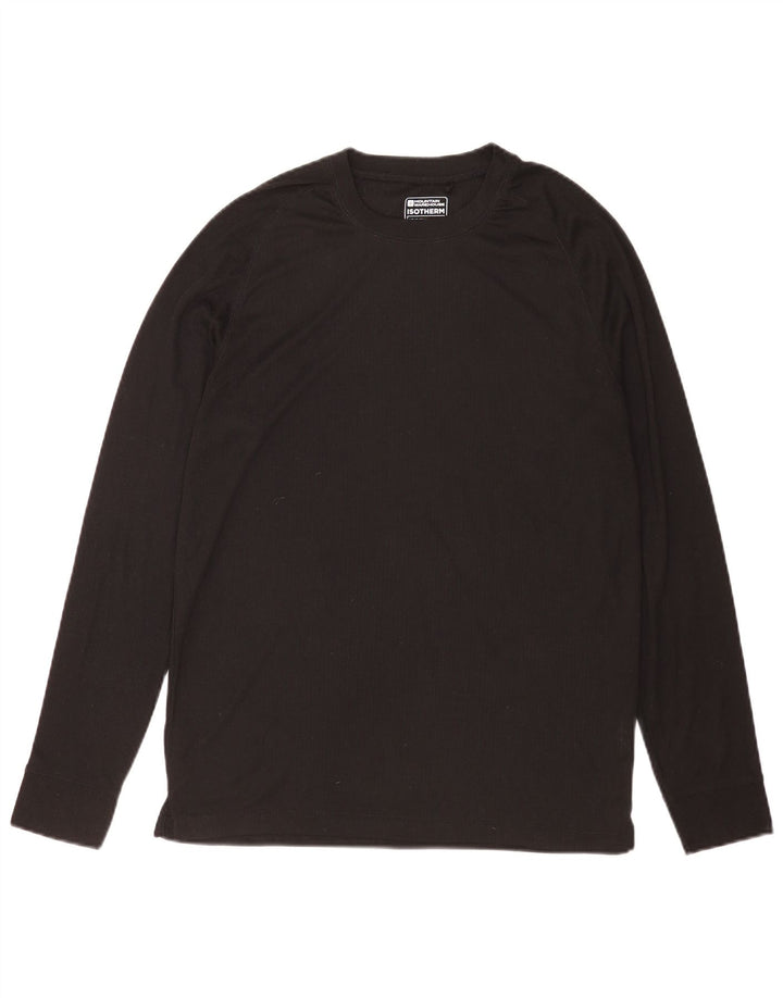Mountain Warehouse Mens Top Long Sleeve Large Black Polyester
