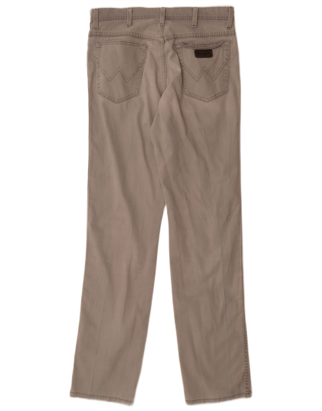 Wrangler Mens Texas Stretch Straight Jeans W33 L34 Grey Cotton