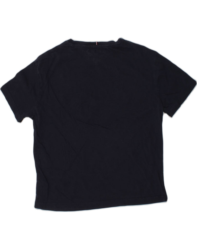 TOMMY HILFIGER Boys Graphic T-Shirt Top 13-14 Years Navy Blue Cotton | Vintage Tommy Hilfiger | Thrift | Second-Hand Tommy Hilfiger | Used Clothing | Messina Hembry 