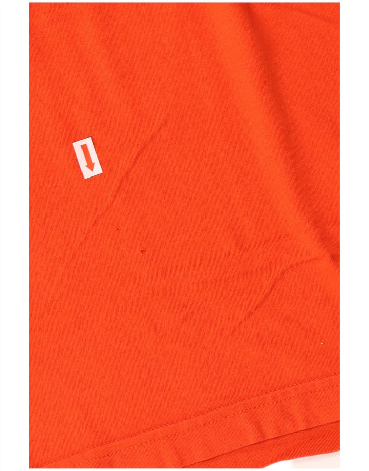PUMA Mens Graphic T-Shirt Top XL Orange Cotton
