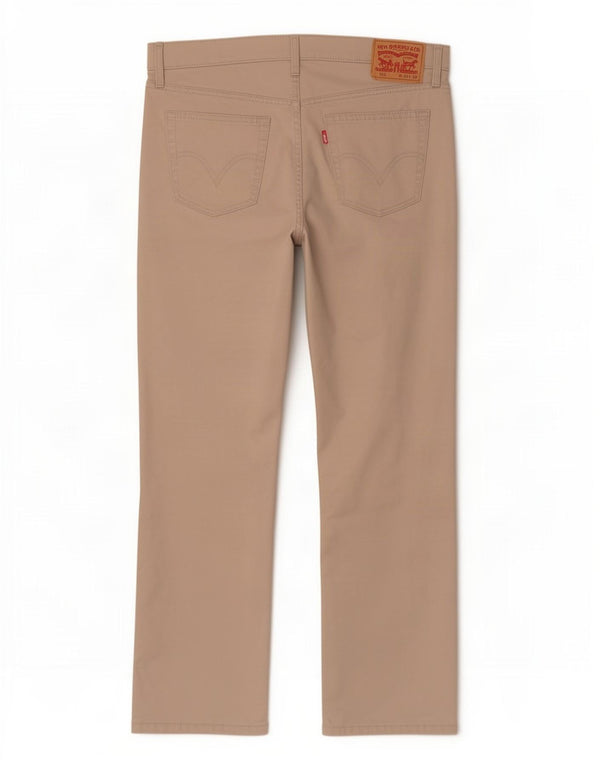 Levi's Mens 514 Straight Casual Trousers W34 L30 Grey Cotton