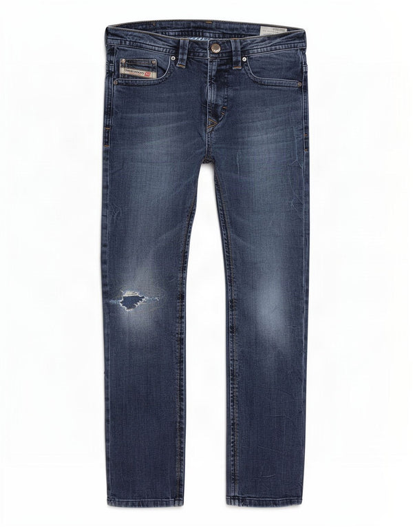 Diesel Boys Thavar Distressed Slim Skinny Jeans 9-10 Years W26 L27 Blue