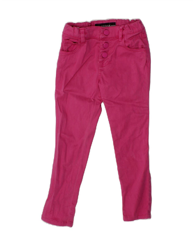 GUESS Girls Skinny Jeans 3-4 Years W18 L16 Pink Vintage Guess and Second-Hand Guess from Messina Hembry 