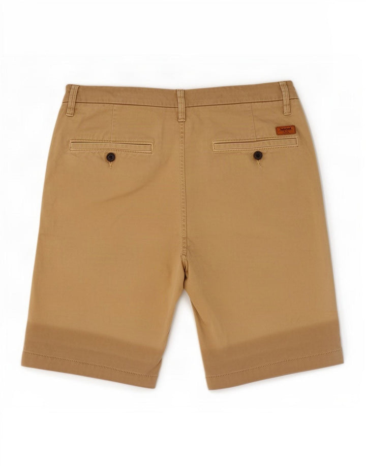 Timberland Mens Chino Shorts W31 Medium Beige Cotton