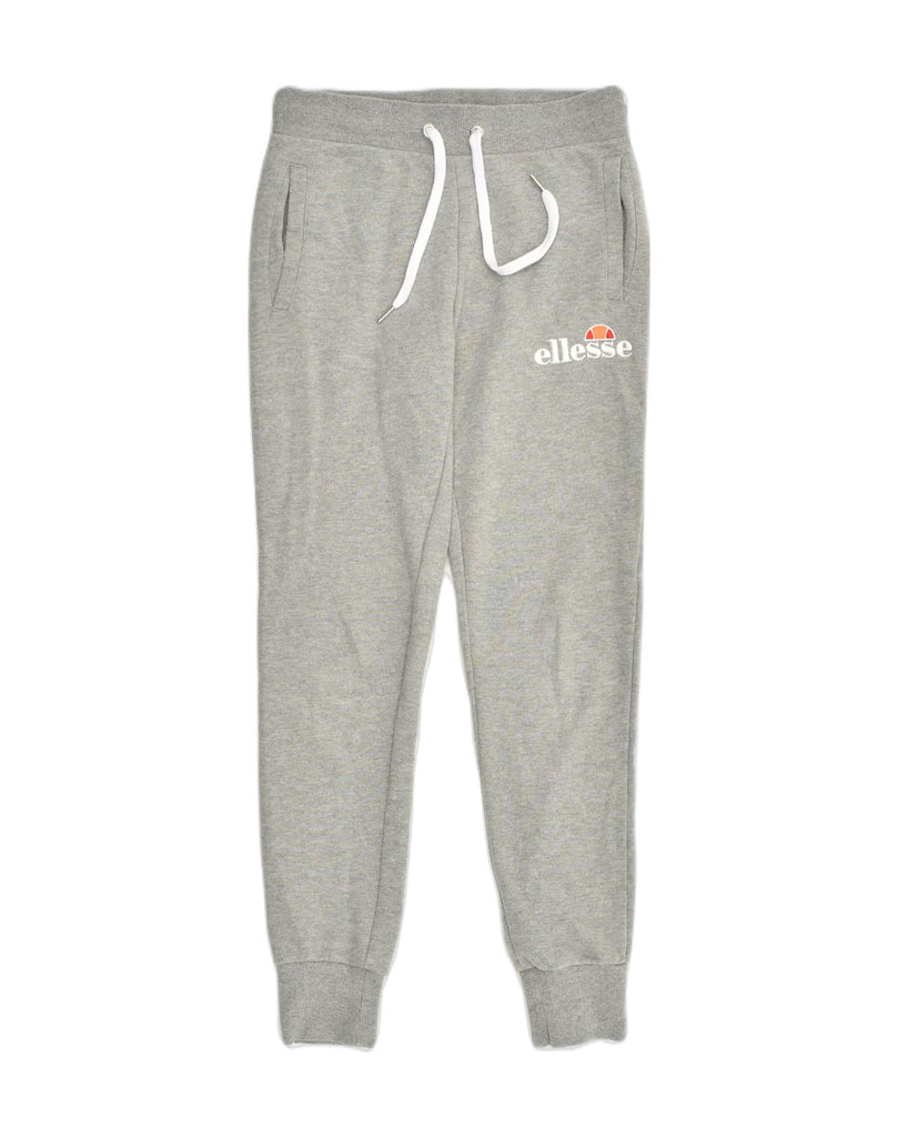 ELLESSE Womens Tracksuit Trousers Joggers UK 8 Small Grey Cotton | Vintage Ellesse | Thrift | Second-Hand Ellesse | Used Clothing | Messina Hembry 