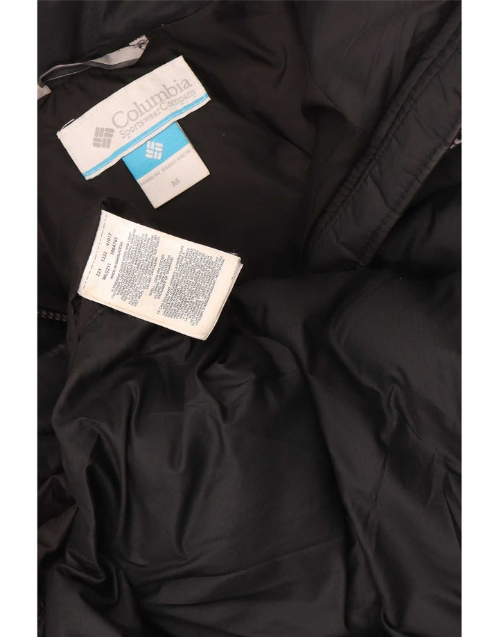 Columbia Mens Padded Jacket UK 38 Medium Black Polyester