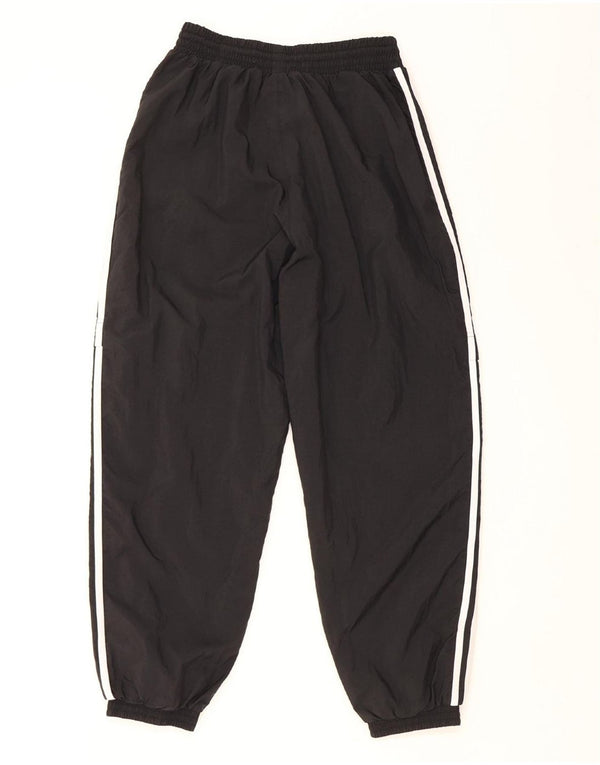 ADIDAS Womens Tracksuit Trousers Joggers UK 12 Medium  Black Polyamide