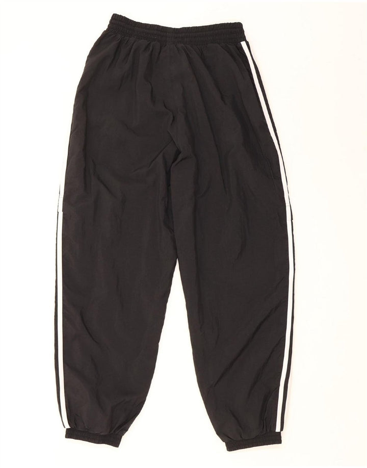 ADIDAS Womens Tracksuit Trousers Joggers UK 12 Medium  Black Polyamide
