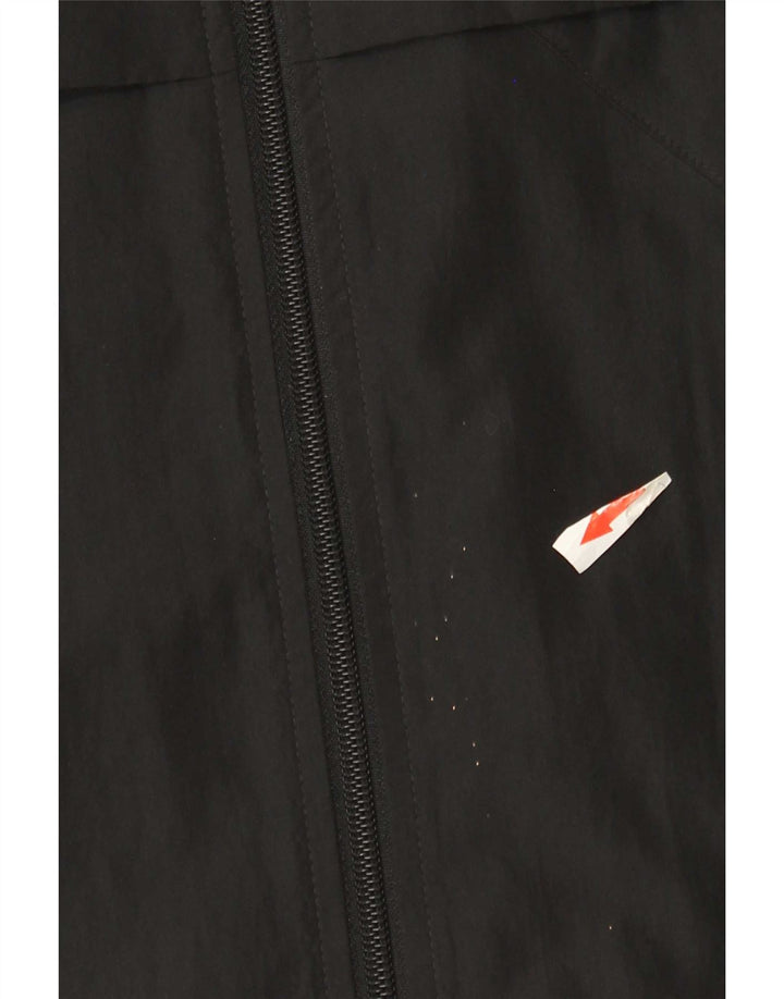 Adidas Mens Tracksuit Top Jacket UK 42/44 Large Black Colourblock Polyester