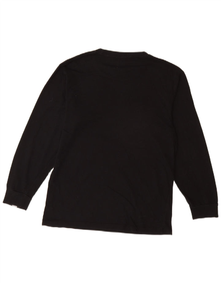 Vans Mens Graphic Top Long Sleeve Medium Black Cotton