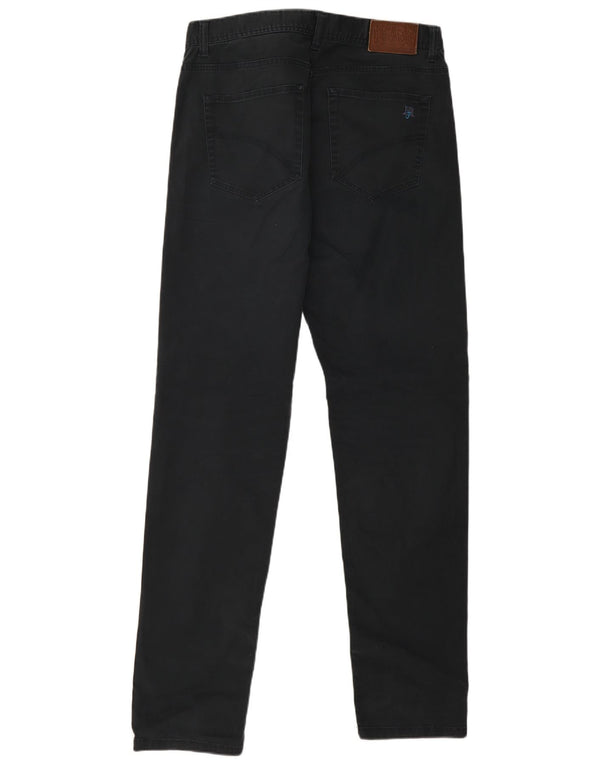 Harmont & Blaine Mens Straight Casual Trousers W38 L34 Navy Blue Cotton