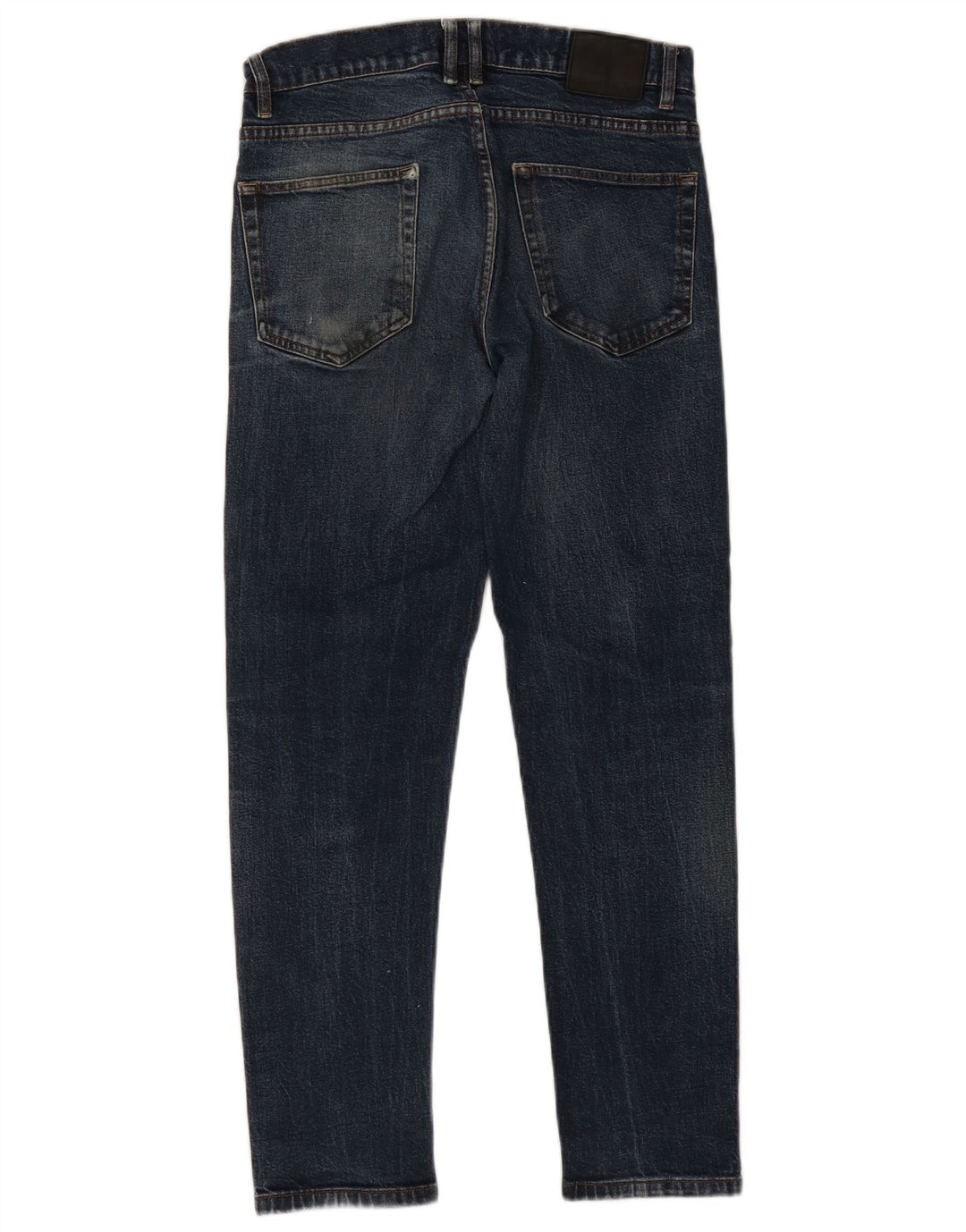 Zara Mens Slim Jeans EU42 Large W32 L28 Navy Blue